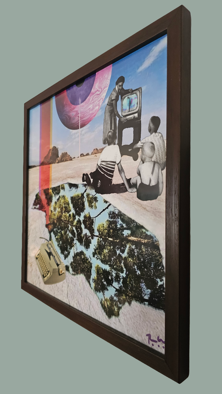 "Oasis" by Rodrick Malone 12"×12" Framed Print